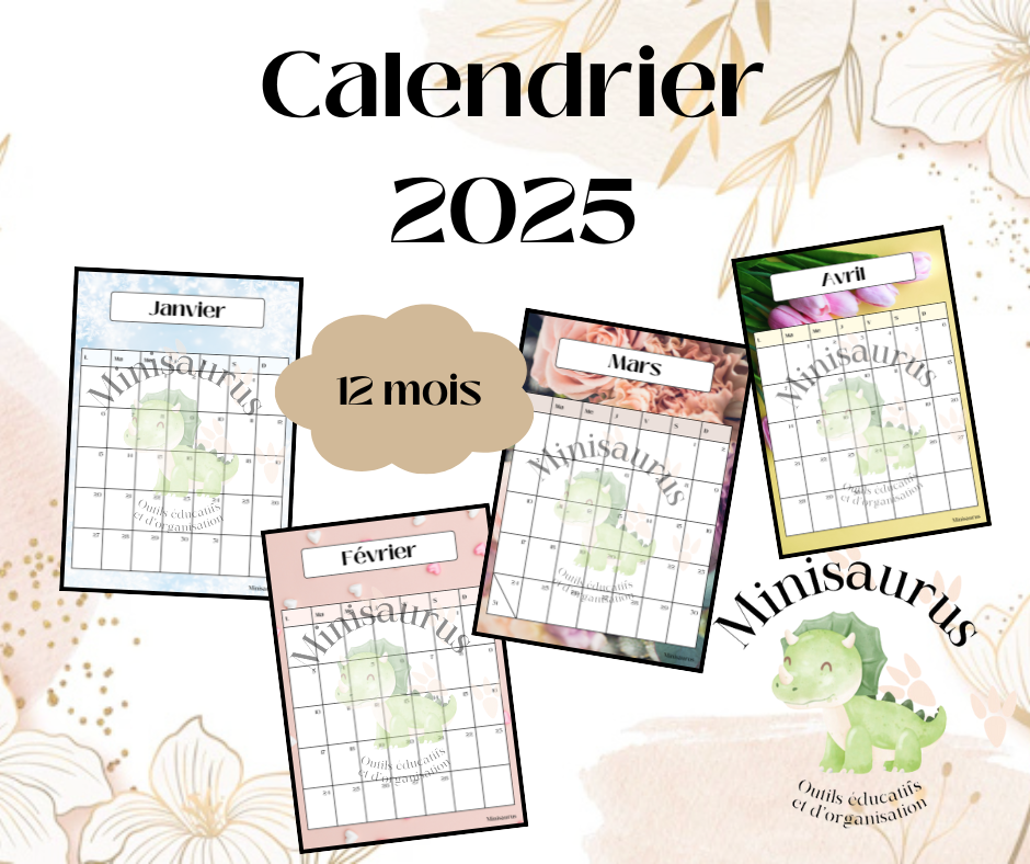Calendrier 2025 - Numérique