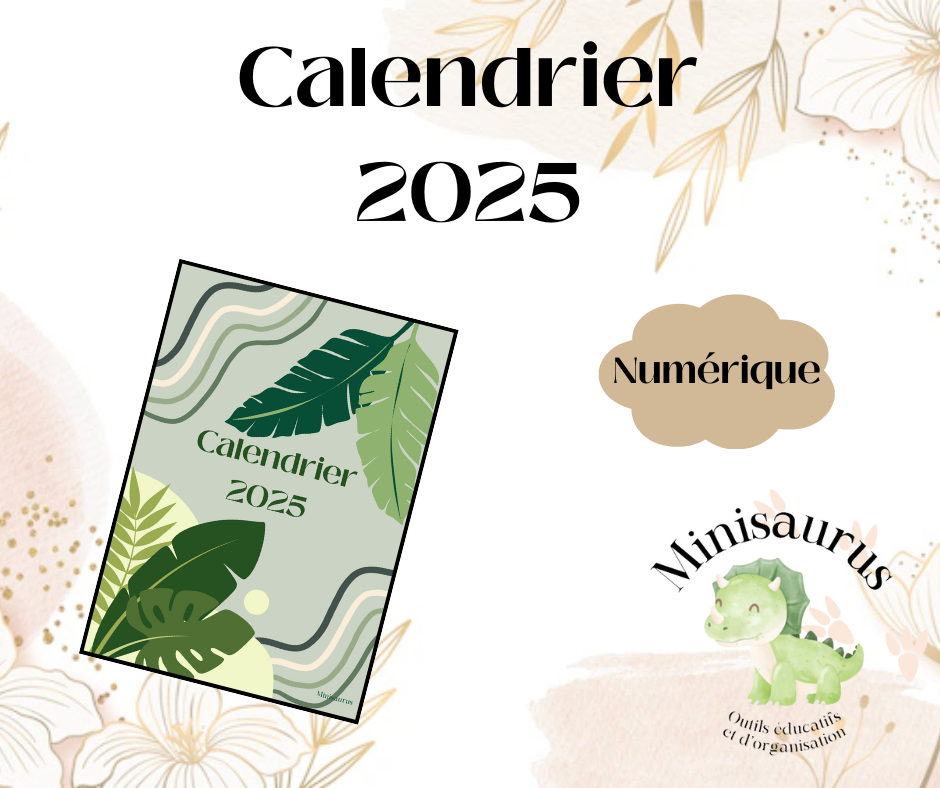Calendrier 2025 - Numérique