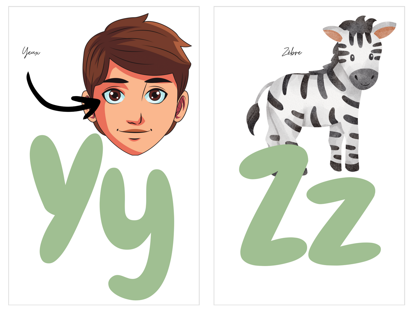 Cartes alphabet - Gratuit