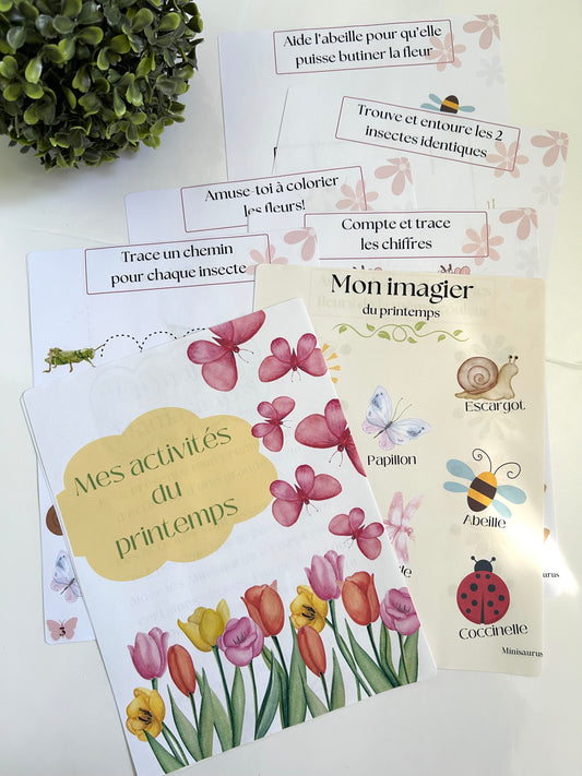 Cahier d’activités printemps - MAUVAISE TAILLE