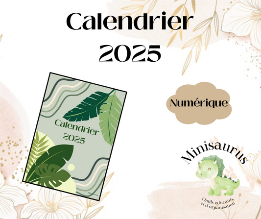 Calendrier 2025 - Numérique
